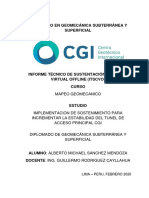 Tesina (TSD) Diplomado de Geomecánica - Alberto Michael SANCHEZ MENDOZA PDF