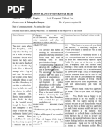 NCERT Lesson Plans Class 10th Footprints Without Feet by Vijay Kumar Heer