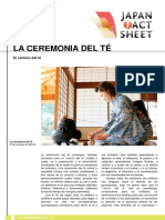 Japan Fact Sheet - La Ceremonia Del Té PDF