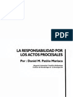 Responsabilidad Por Actos Procesales