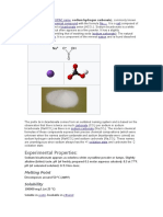 Experimental Properties:: Melting Point Solubility