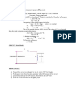 How To Plot The Transient Response of RL Circuit