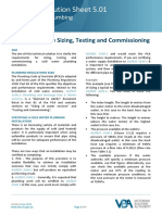 5.01 Cold Water Plumbing Cold Water Pipe Sizing Testing and Commissioning PDF