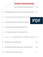 Honors Chem Final - Review - KEY PDF