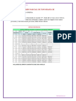 Examen Parcial de Topografia Iii