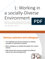 W2-3 Working in A Socially Diverse Environment