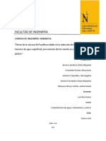 Proyecto de Contaminación de Aguas, Tratamiento y Control 