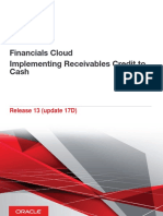 Financials Cloud Implementing Receivables Credit To Cash PDF