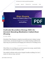 Zhan Zhuang - How To Cultivate Energy With Standing Meditation PDF