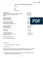 Transformer Loss Evaluation Sheet