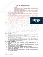 CSE 415 Signal Processing