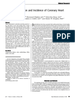 Pulpal Inflammation and Incidence of Coronary Heart Disease Joshipura 2006