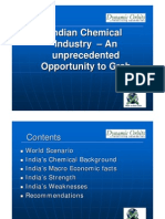 Indian Chemical Industry - An Unprecedented Opportunity To Grab