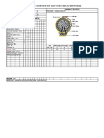 Chemical Composition List For China Fireworks: Diagram of The Device