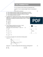 2 Worksheet (AS) Kinematics: and T T GT G (T G (T T G (T