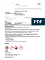 Safety Data Sheet: Liquid Fire Starting Fluid