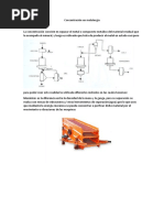 Concentración en Metalurgia