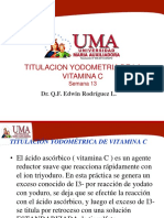 Semana 12 Titulacion Yodometríca de La Vitamina C