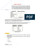 Ejercicios de Formulas en Excel