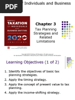 Tax Planning Strategies and Related Limitations: 2020 Edition