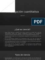 INVESTIGACIÓN CUANTITATIVA - Qué Es