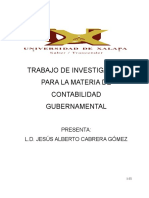 Trabajo de Investigación Contabilidad Gubernamental PDF