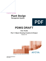 Pdms Draft: User Guide Part 1: Basic Drawing Creation & Output