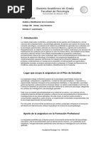 Análisis y Modificación de La Conducta