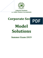 Solutions - Summer Exam 2019 PDF