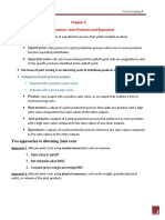 Cost Allocation: Joint Products and Byproduct: Categories of Joint Process Outputs