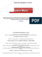 La Formula para Recuperar A Tu Ex 1477779825906 PDF