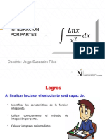 Integración Por Partes: Docente: Jorge Sucasaire Pilco