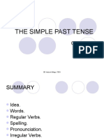 The Simple Past Tense: Grammar