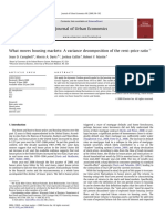 What Moves Housing Markets - A Variance Decomposition of The Rent-Price Ratio