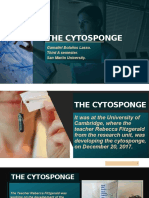 The Cytosponge: Gamaliel Bolaños Lasso. Third A Semester. San Martin University