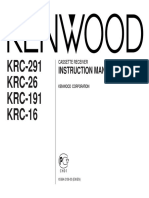 Kenwood KRC Series PDF