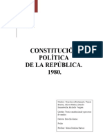 Constitucion Politica de 1980