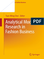 Analitical Modeling Research in Fashion Business PDF