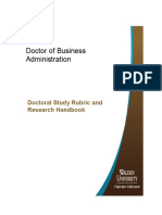 DBA Doctoral Study Rubric Handbook 02052019