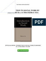 Introduction To Social Work by Skidmore Ra Thackeray MG PDF