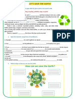 Lets Save The Earth Grammar Drills Information Gap Activities Reading - 115672