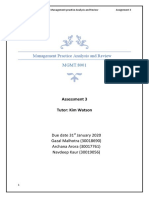 Management Practice Analysis and Review: MGMT.8001