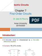 Lecture 7 - First-Order Circuits