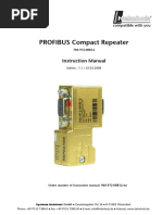 PROFIBUS Compact Repeater: Instruction Manual