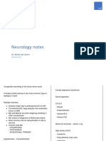 Neurology Notes: Dr. Ismael Abu Dayeh