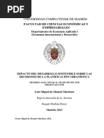 Impacto Del Desarrollo Sostenible Sobre Las Decisiones de La Planificacion Urbanistica - Marco Teorico PDF