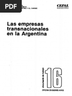 Las Empresas Transnacionales en Argentina PDF