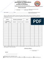 F-067 Service Record