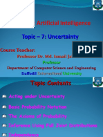 Topic - 8 - Uncertainty