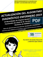 Actualizacion Algoritmo Diagnostico Enfermero 2019 Con Edicion 2018-2020